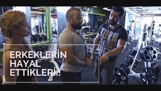 Spor Salonlarında Erkeklerin Hayal Ettikleri !