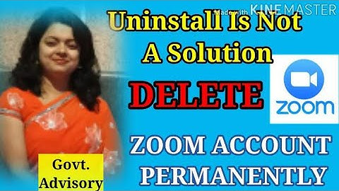 Delete Zoom Account | Zoom Account Permanently Delete Kaise Kare