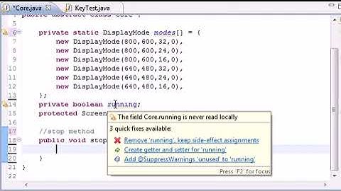 Java Game Development   27   Creating a Core Class