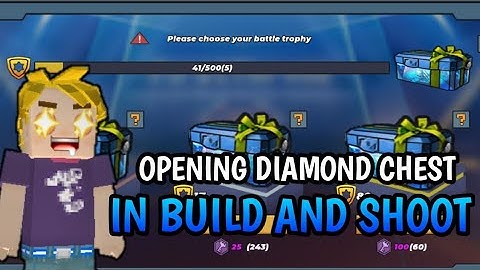 OPENING DIAMOND CHEST IN BUILD AND SHOOT ( Build And Shoot ) - [ Blockman GO ] Koto Gaming