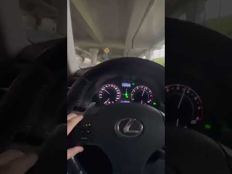 Lexus IS 250 - разгон 0-100 км/ч.
