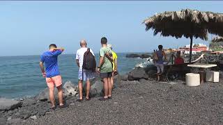 Primeras entradas controladas a Puerto Naos, en La Palma