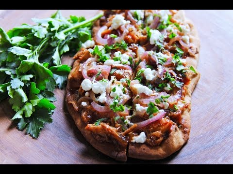 Peachy BBQ Chicken Flatbreads