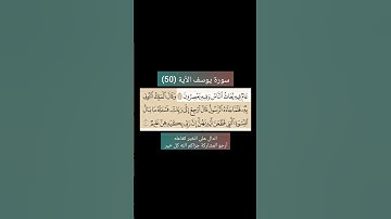 سورة يوسف من (5) |القارئ الشيخ : سعد الغامدي#سعدالغامدي #القران_نور_حياتي #القرآن_حياة #القرآن