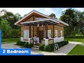 AMAKAN HOUSE DESIGN | 2 Bedroom | HALF CONCRETE DESIGN | 36 Sqm | 6x6m