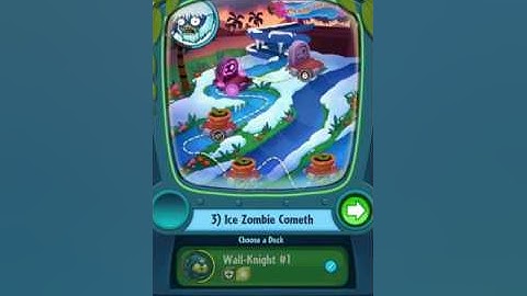 Plants vs. Zombies Heroes™ part 24 - Ice Zombie Cometh level 4 Wall Knight
