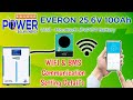 How to connect Power Square Lithium Battery WIFI &amp; Voltronic BMS With RGB Led Indicator Function .