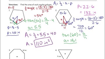 Geometry Notes - 11.3B Area of Polygons
