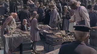 Stadsgezichten Deventer 1930 Ingekleurde Film Met Geluid Colorized Footage Sound Added