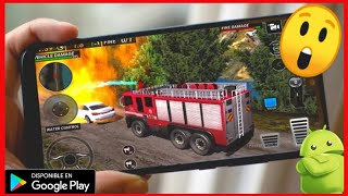 🔴TOP 5🔥 Juegos de Simulador de Camión de bomberos Realistas para Android  2021🔴 DESCARGA AQUI ⬇️🔥 screenshot 4