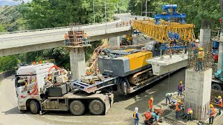 Update Terbaru Flyover Sitinjau Lauik‼️Truk Trailer Dari Tiongkok Bawa Crane Raksasa 70 Ton Melintas