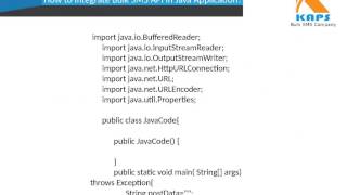 How to Integrate Bulk SMS API in Java Application(, 2015-08-26T09:10:47.000Z)