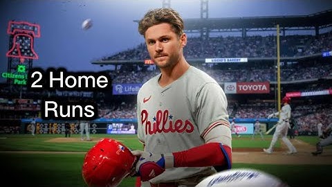 Trea Turner Hits 2 Home Runs…