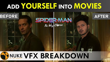 Nuke Compositing How to ADD YOURSELF Into Movies | VFX
