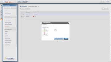 Catalyst Insight Tutorial: Highlight Administration