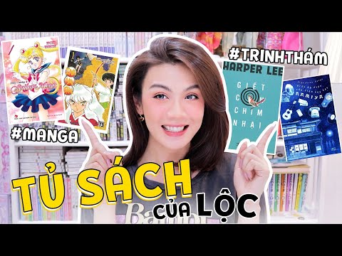 TRÊN TỦ SÁCH GỐI ĐẦU CỦA ĐÀO BÁ LỘC CÓ GÌ??? LỘC CÓ THÍCH TRUYỆN KINH DỊ?! BOOKSHELF TOUR 2021