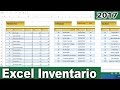 Excel - Cómo hacer un inventario de entradas y salidas en excel