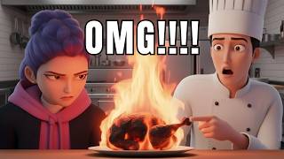 Jinu Turns Dinner Into Chaosrumi X Jinu Rujinuk Pop Demon Hunters Romance