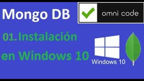 Instalar MongoDB en Windows y conectarse con Compass y Visual Studio Code