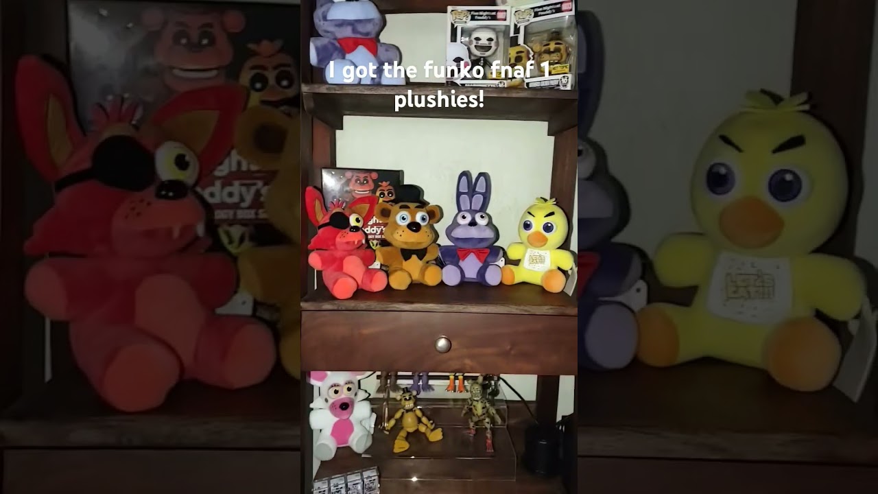 I got the funko fnaf 1 plushies! 