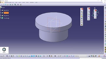 3. Bush | Stuffing Box Assembly Parts Tutorial | CATIA | CAD | CS CAD TECHNOLOGIES