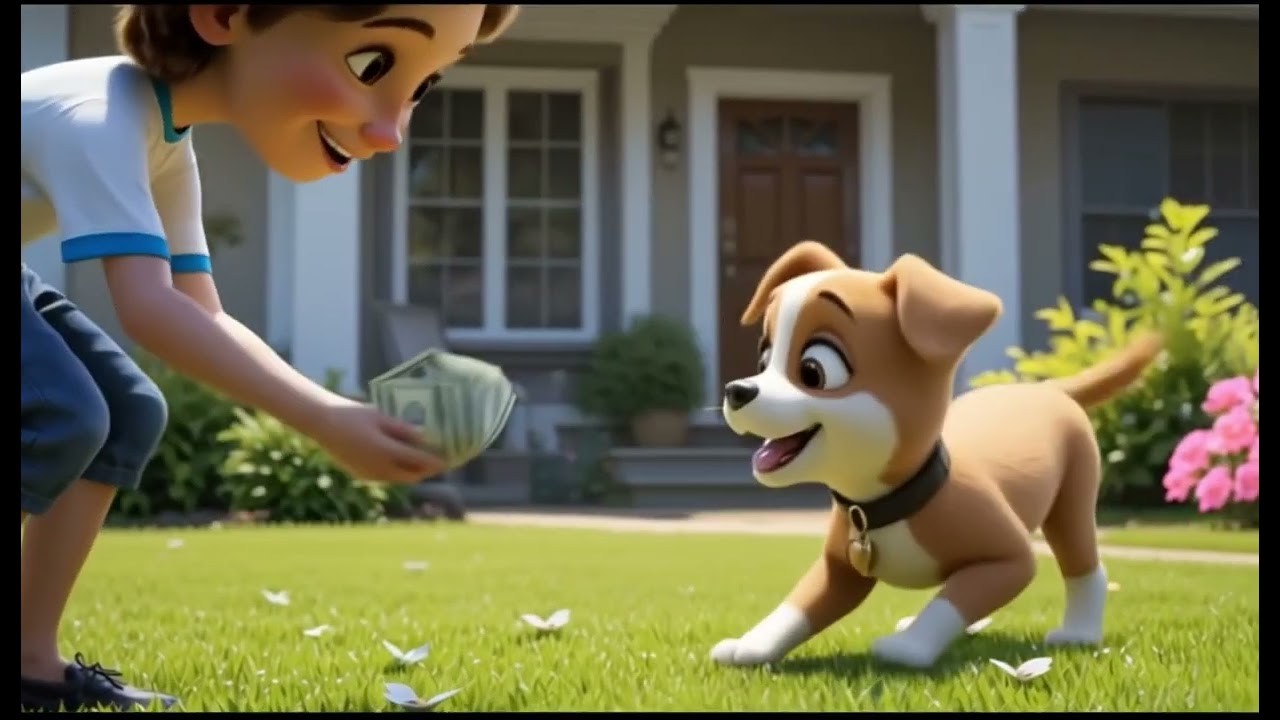 Dog Surprises Owner With a Beautiful Blue Dress 🎁🐶