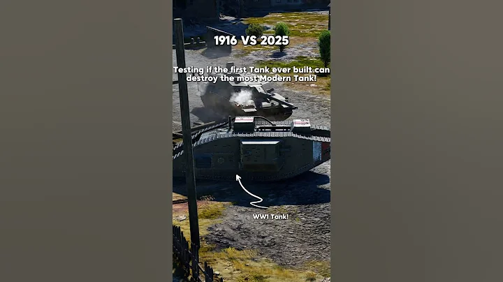Can a WW1 Tank destroy the most Modern Tank?🤔 #warthunder