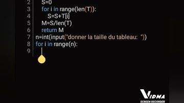 PYTHON: la moyenne des éléments d
