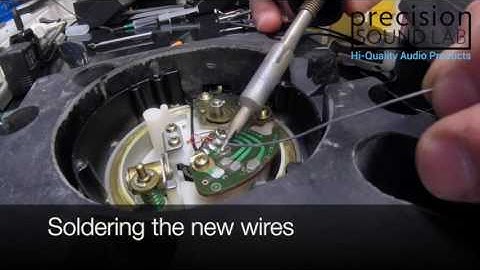 Precision Sound Lab RCA sockets mod for Technics SL-1200.