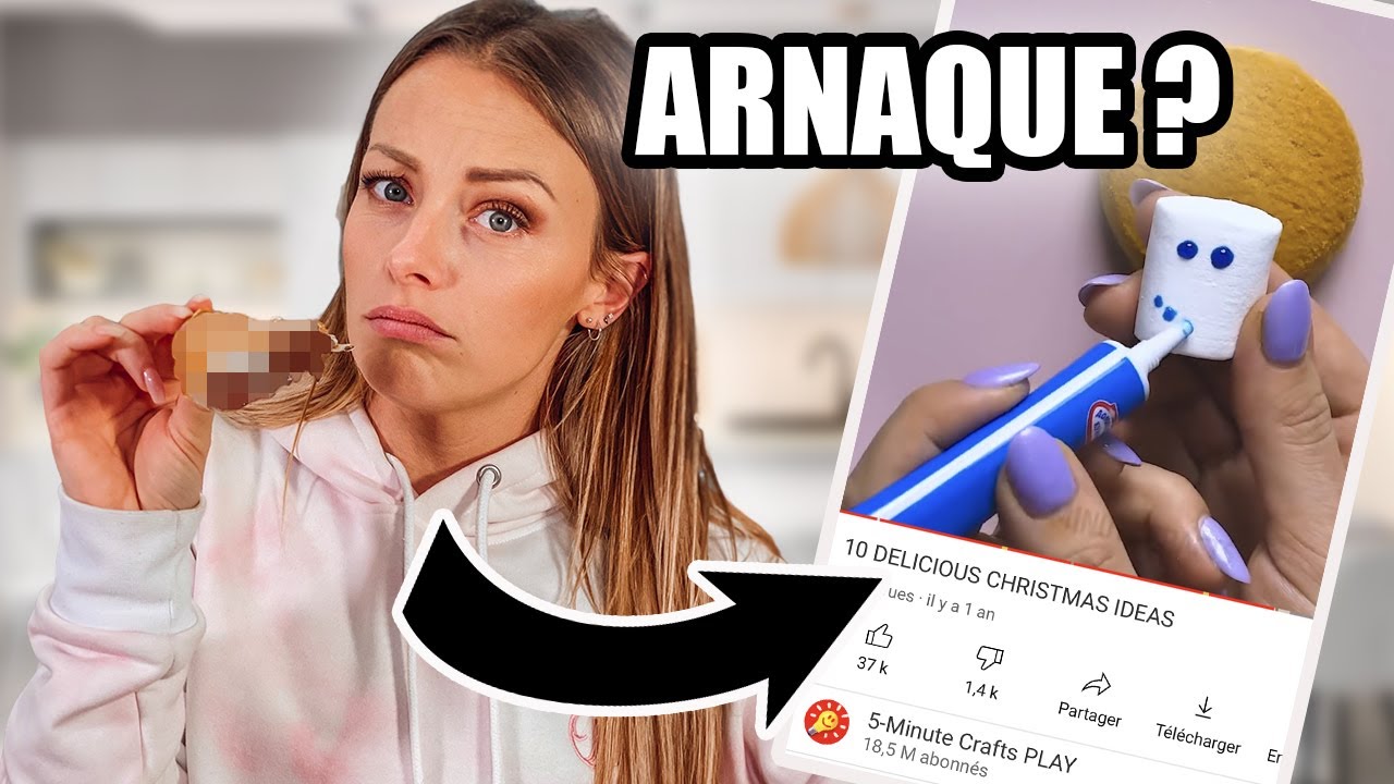 CRASH TEST FOOD HACKS DE NOËL !! (5 minutes craft une arnaque ?)