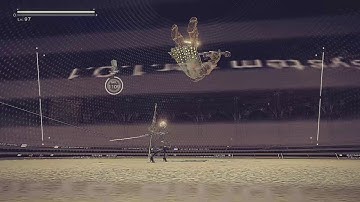 NieR:Automata debug mode Combo Testing 11