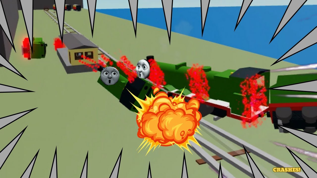 Thomas and Friends Roblox CRASHES! | Roblox Games in desc - YouTube