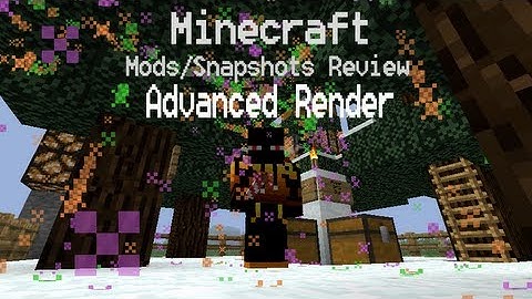 Minecraft Mod Review | Advanced Render | 1.4.5