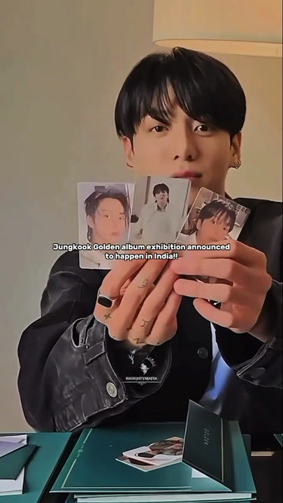 Jungkook golden album exhibition in India...😭✨🖇️ #haughtymafia #shorts #jungkook #bts