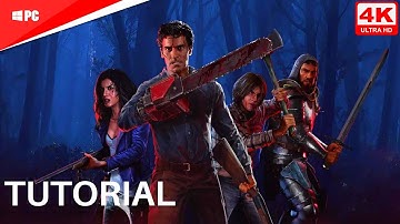 (PC) EVIL DEAD: THE GAME Tutorial Gameplay (2022) (4K 60FPS)