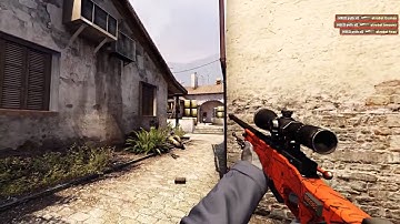 CS GO   pyth HUGE 1vs5 AWP Clutch