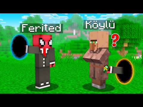 FERİTED VS PORTAL SİLAHI 🌀 - Minecraft