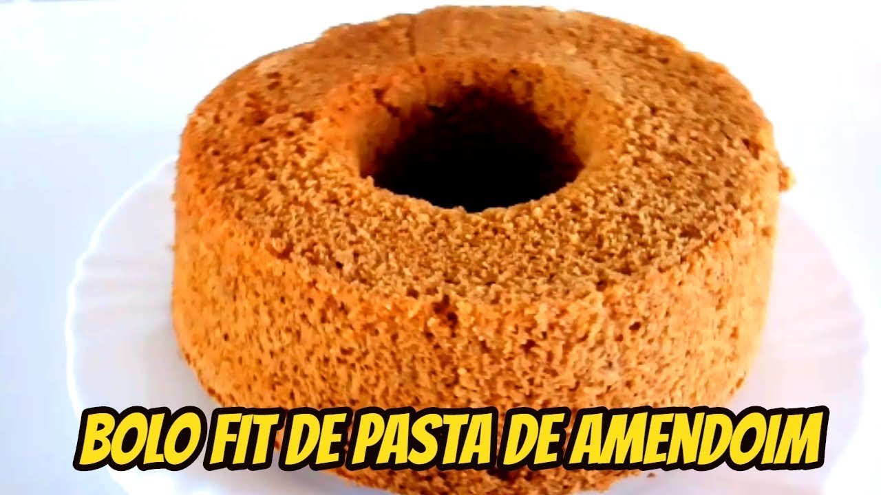 Bolo fit de pasta de amendoim 