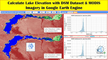 Calculate Lake Elevation with DSM Dataset & MODIS Imagery in Google Earth Engine