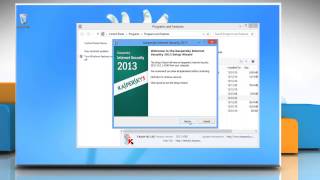 Remove Kaspersky® Internet Security 2013 from Windows® 8