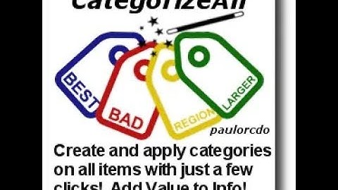 CategorizeAll Dolibarr Module