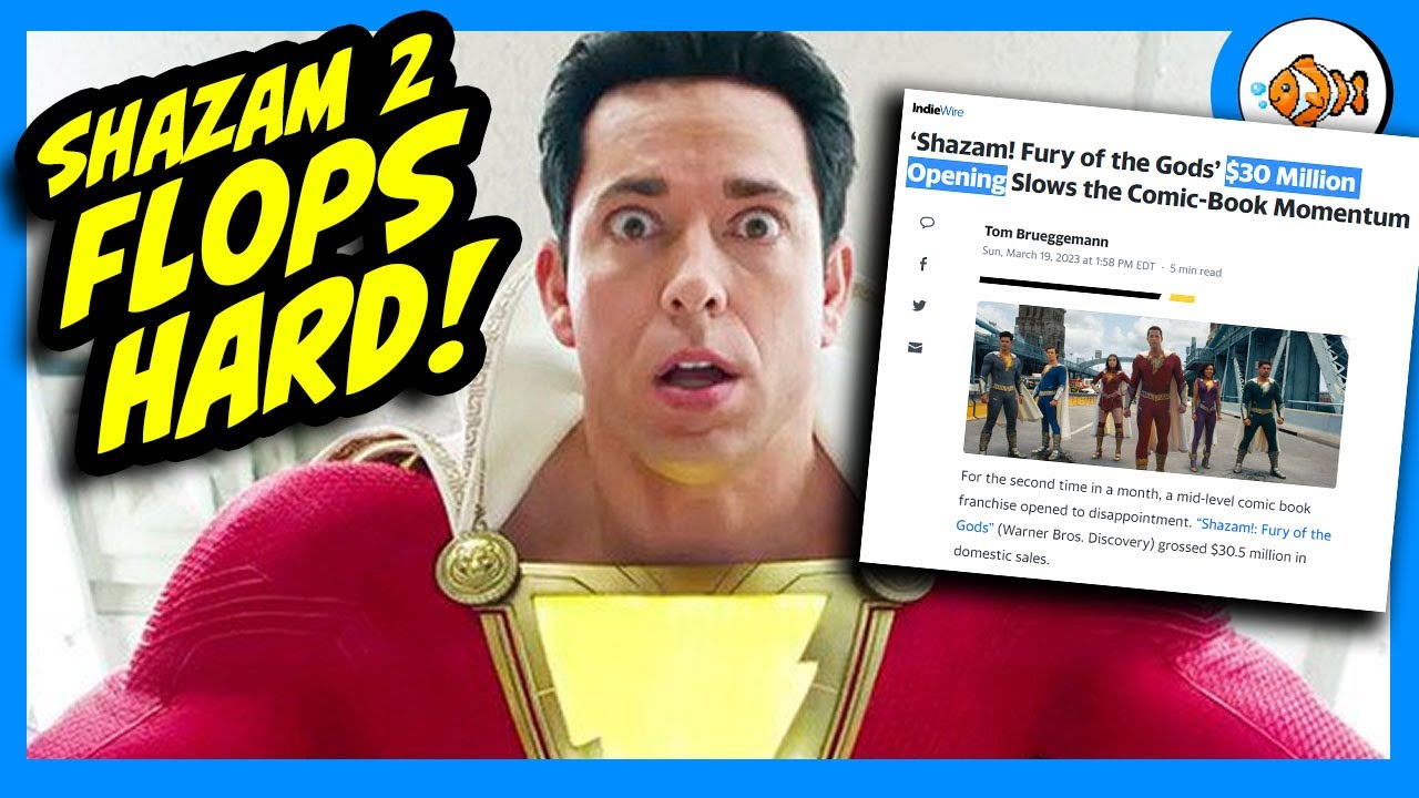 Shazam 2 is a MASSIVE Flop! Box Office WORSE Than Predicted! 