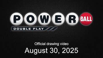 Powerball Double Play drawing for August 30, 2025