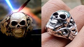 how to make skull ring || handmade ring || how to make jewelry