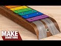 Bent Wood Lamination and Marquetry Xylophone | Woodworking Project