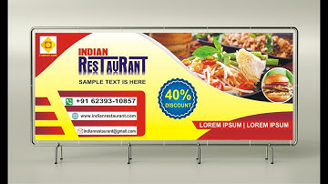 How to make professional banner design in coreldraw x3 | Graphic design 4u