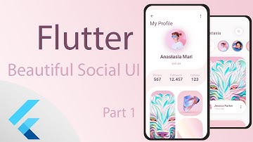 Flutter - Beautiful Social App UI - Speed Coding - Part 1