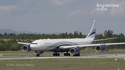 Great Airplane - HiFly Airbus A345 at Oslo Airport Norway