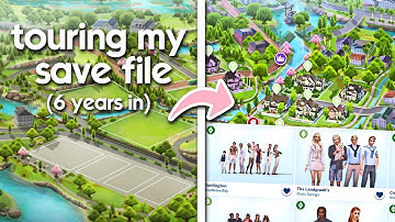 Touring My Save File So Far  | The Sims 4 Jessicapie Save File