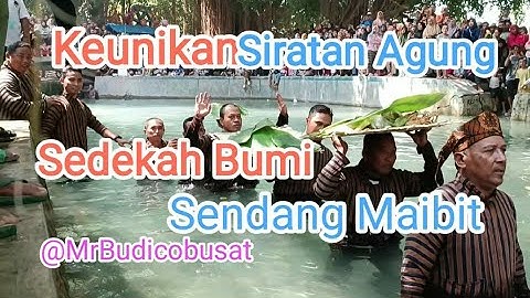 KeUnikan Siratan Agung & Sedekah Bumi - Kirab Budaya Putri2 Sendang Maibit #viral @MrBudicobusat